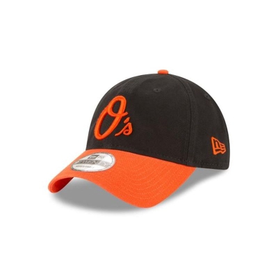 Black Baltimore Orioles Hat - New Era MLB Core Classic Alt 9TWENTY Adjustable Caps USA3057146